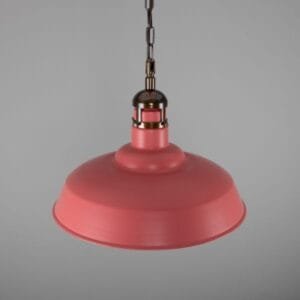 Matlock Large Vintage Factory Brass Pendant Light 50cm Industrial Pendant Lights Great Lighting UK Ltd